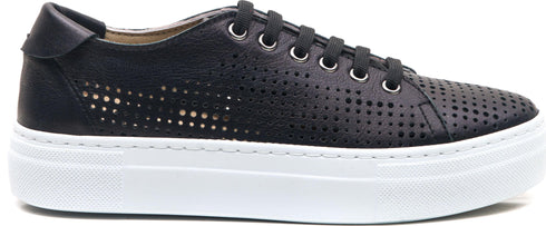 Wave Sneaker Damen Leder Perforiert